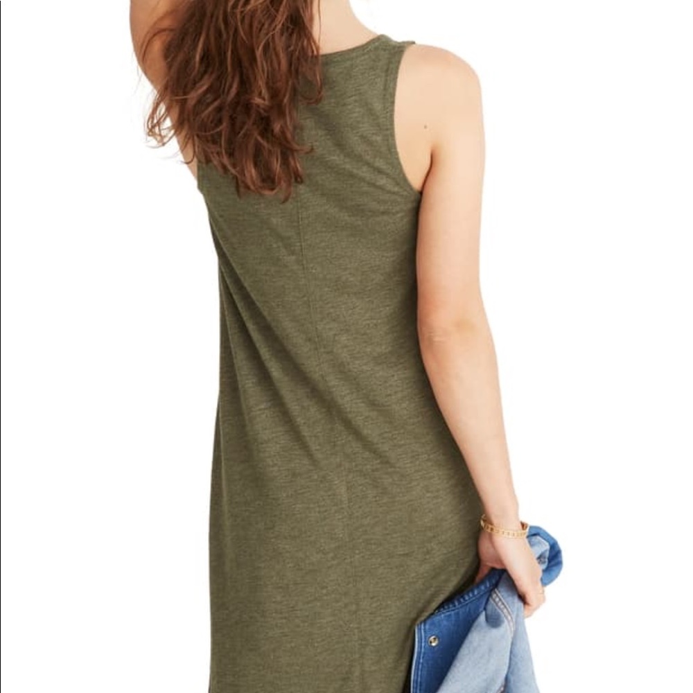 Madewell Sleeveless Racerback Tank Dress - Picture 3 of 16